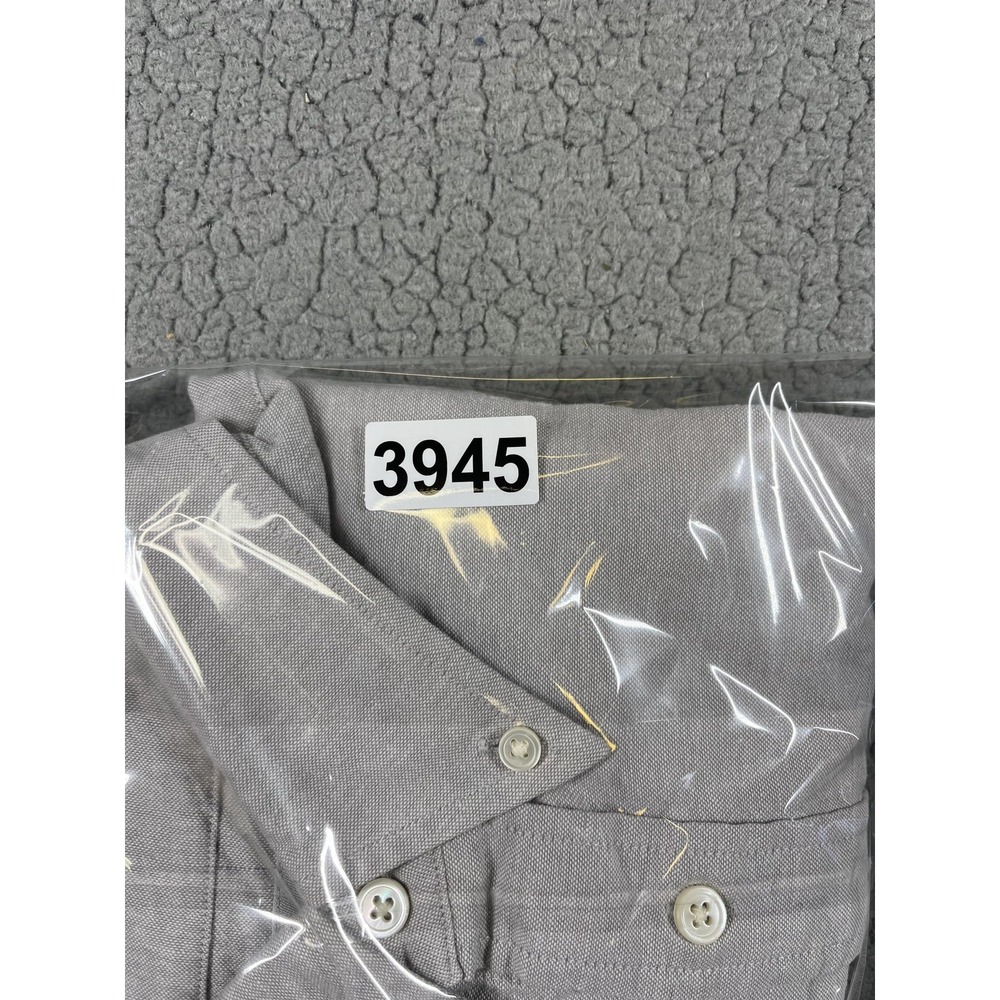 Jack Spade Shirt Mens Medium Gray Oxford Button Down Long Sleeve Cotton Casual - Picture 15 of 15